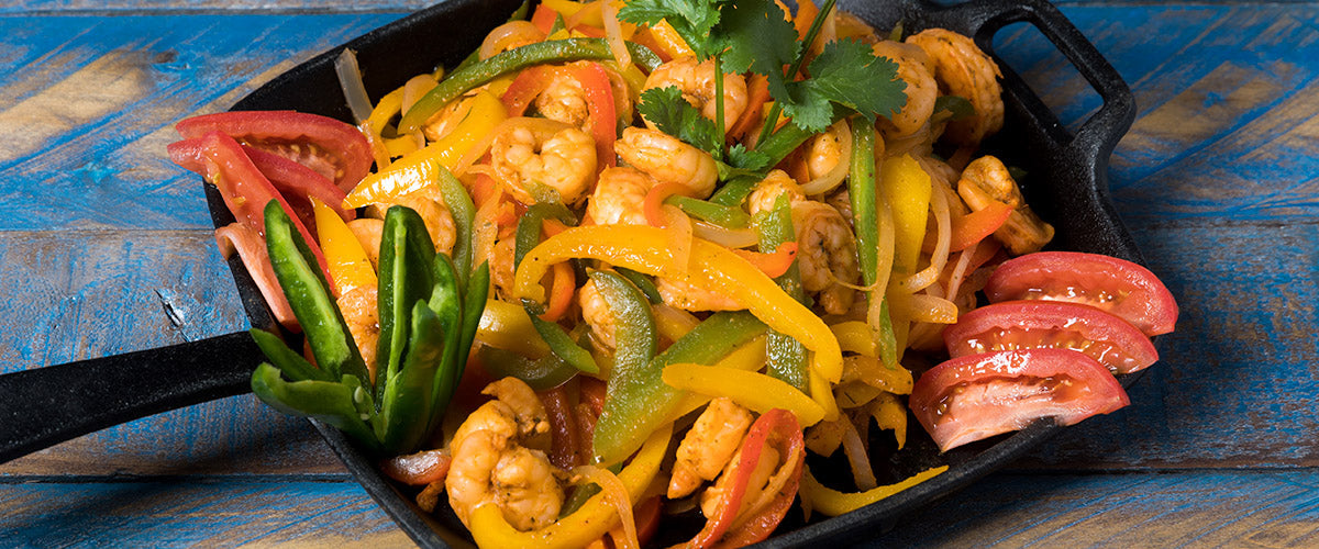 Shrimp Fajitas – Chef Merito
