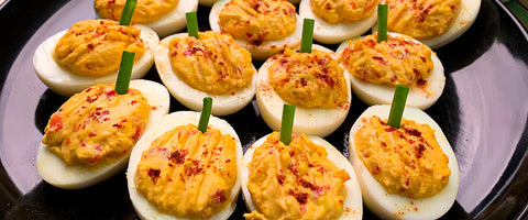 Fall Deviled Eggs