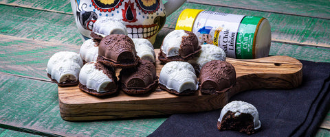 Sugar Skull Brownie Bites