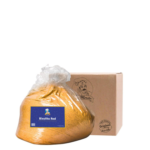 Bag of Bixolito Red with a branded box on a white background