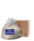 Bag of fajitas seasoning with a cardboard box labeled 'Merito' on a white background